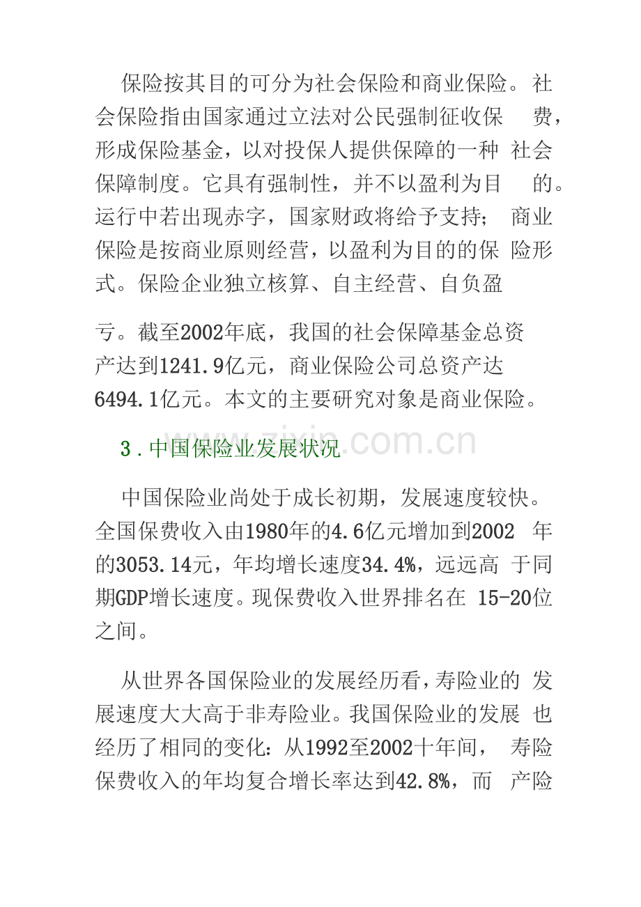 保险业行业研究报告.docx_第2页