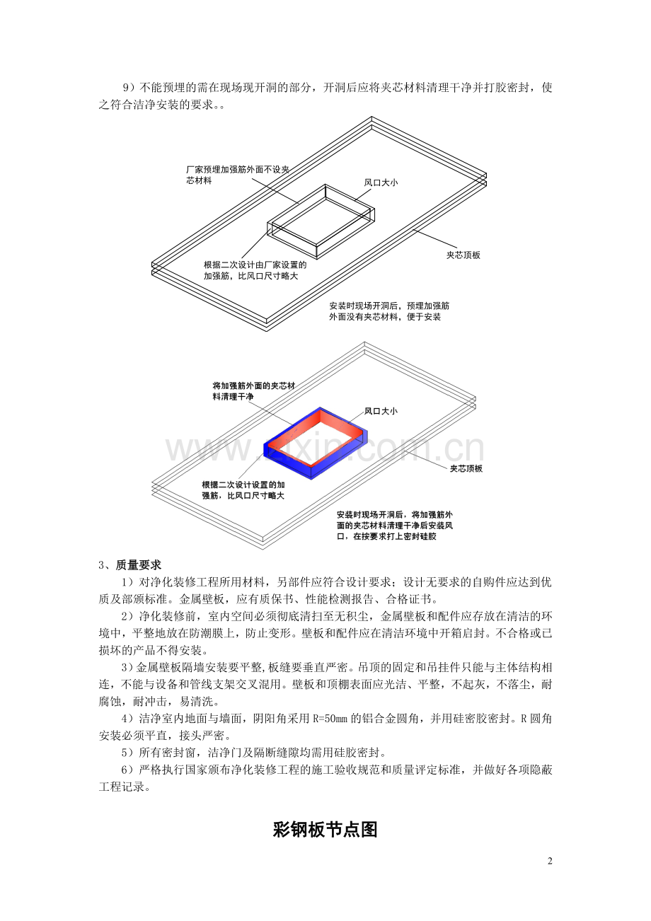 彩钢板装修施工方法.doc_第2页