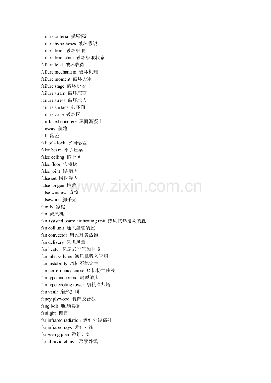建筑所有英语词汇.doc_第2页