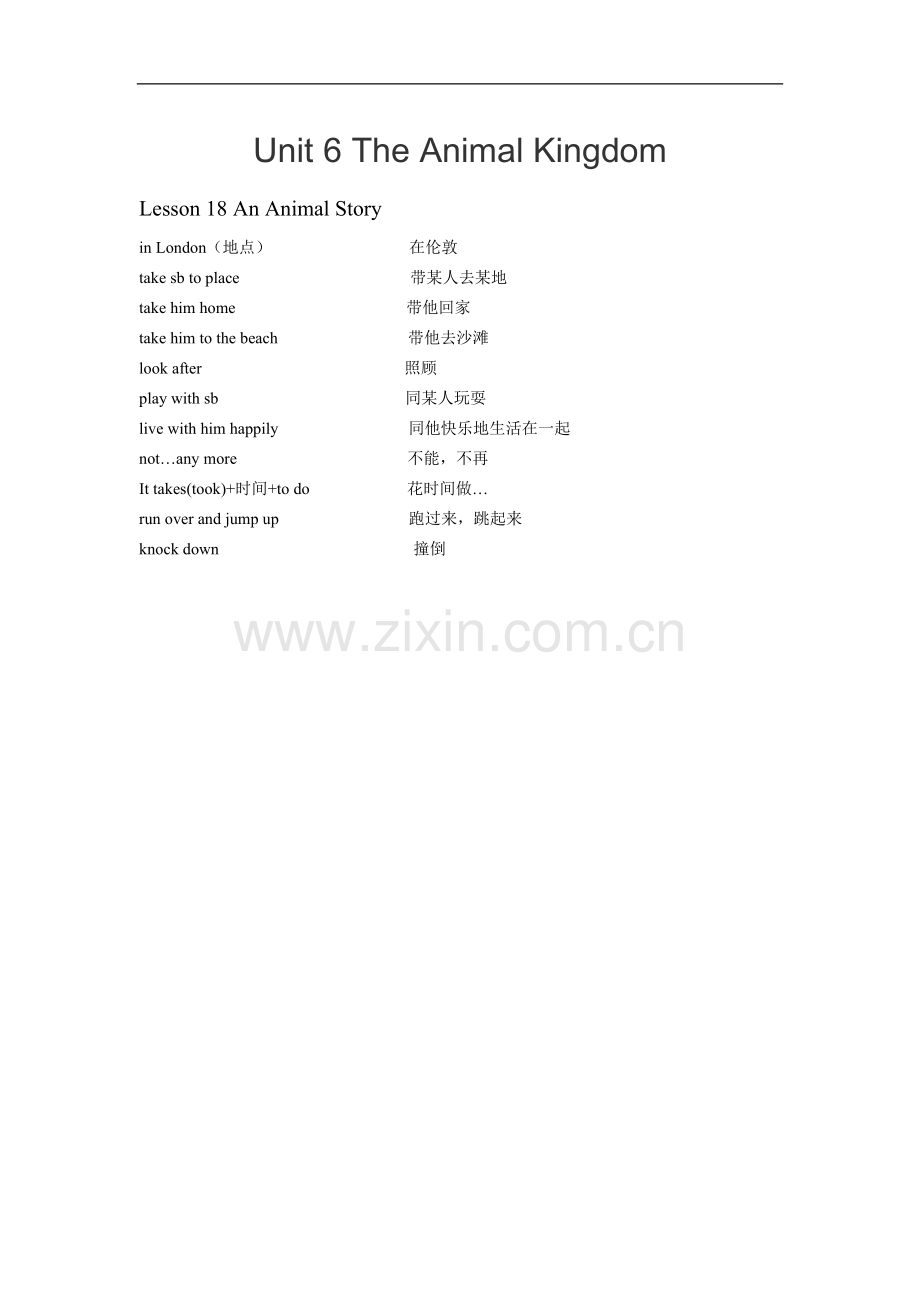 【素材】Unit-6--Lesson-18-文本-note(北师大).doc_第1页