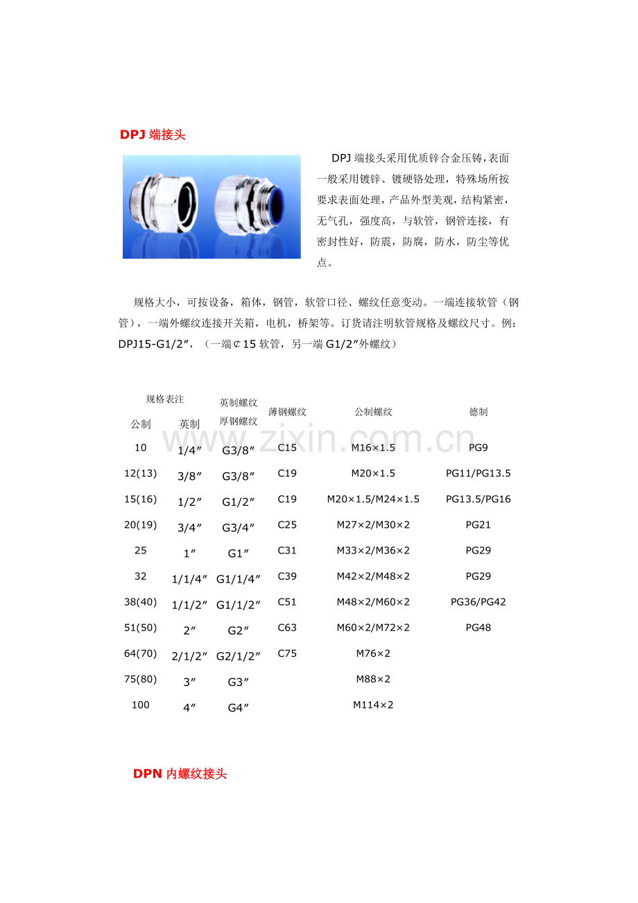 接头系列产品介绍.doc_第1页