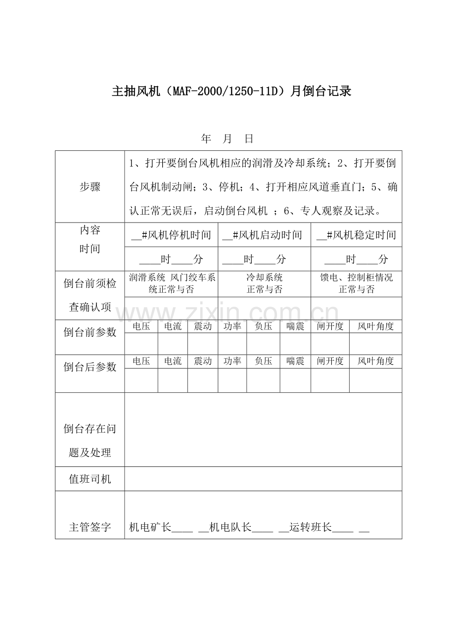 主抽风机倒台记录.doc_第1页