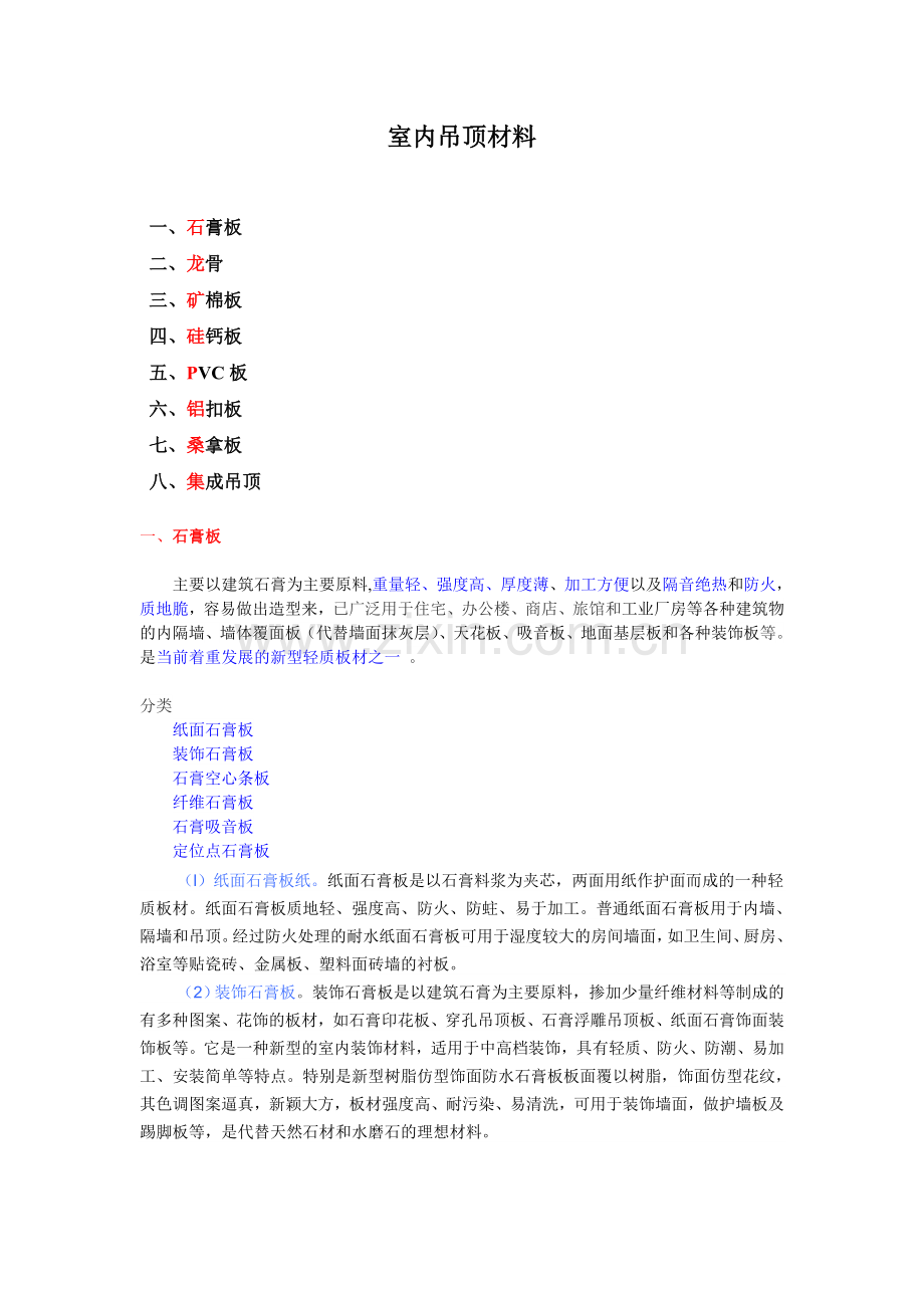 室内吊顶材料.doc_第1页