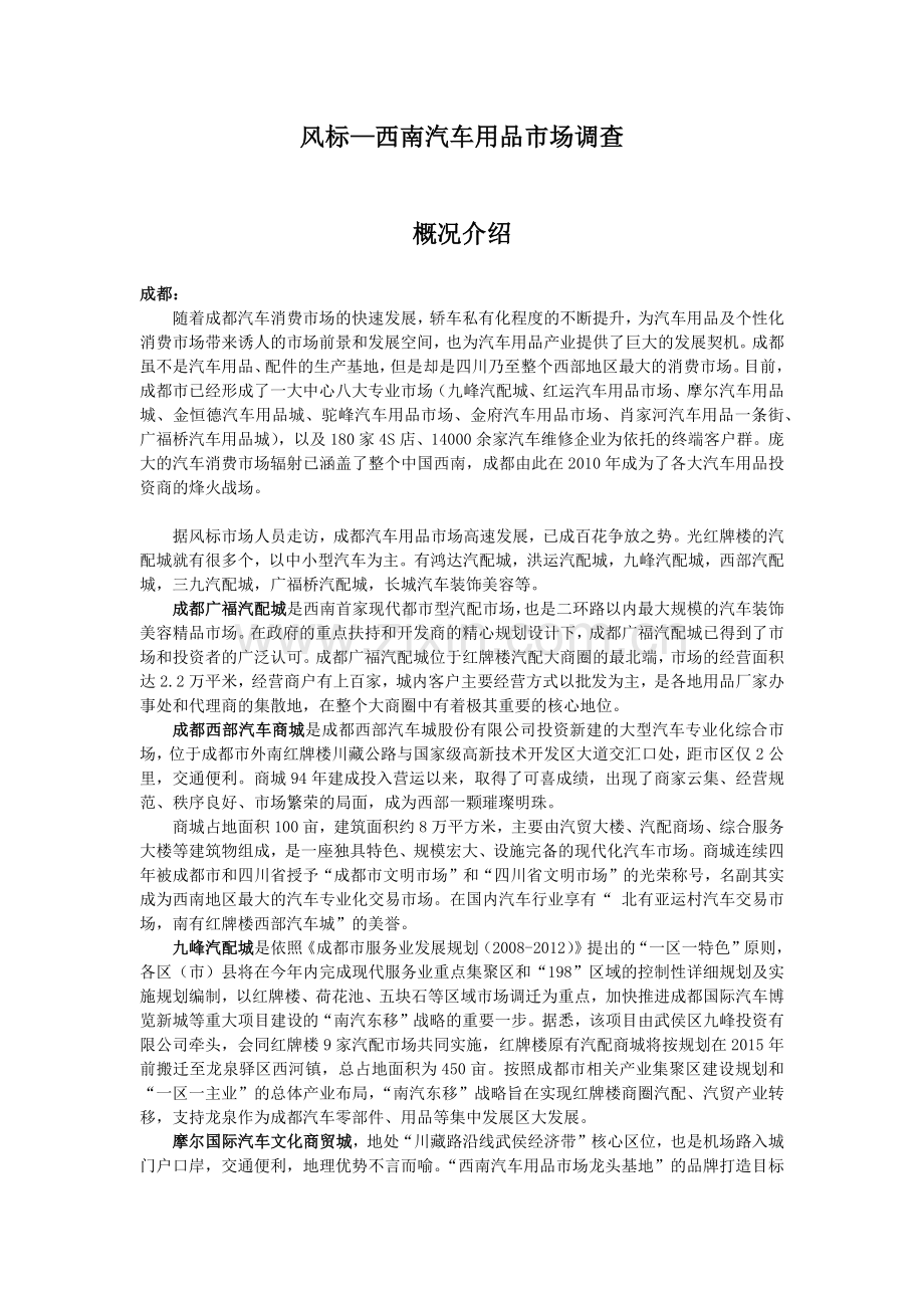 西南汽车用品市场专题.docx_第1页