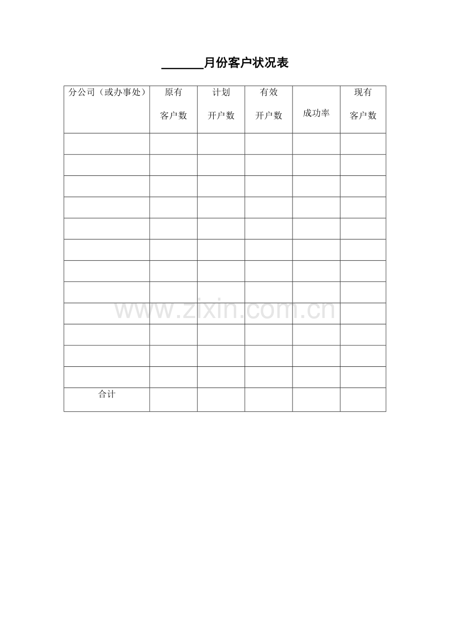 销售管理表格.docx_第2页