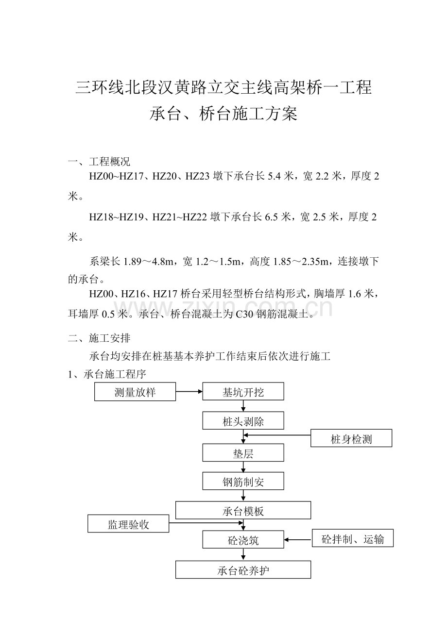 承台、桥台施工方案.docx_第1页