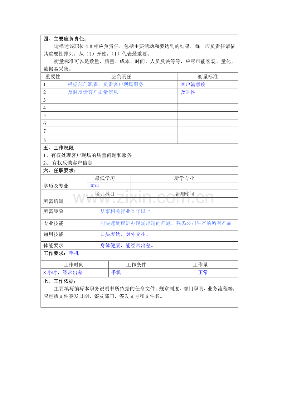 现场服务岗位说明书.docx_第2页