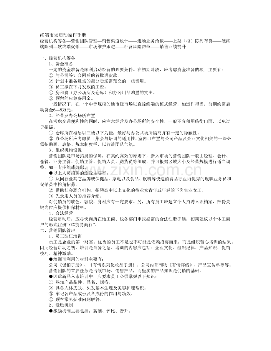 终端市场启动操作手册.docx_第1页