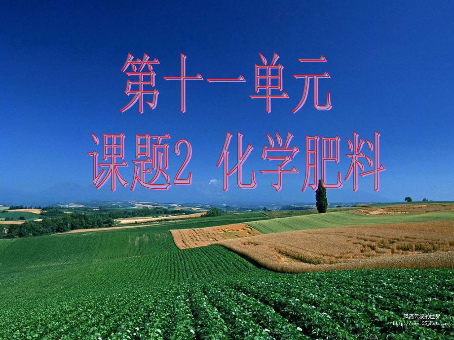 人教版九年级化学十一单元化学肥料.ppt_第1页