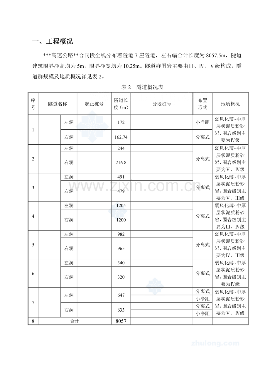 某高速公路隧道群施工监控方案.docx_第2页