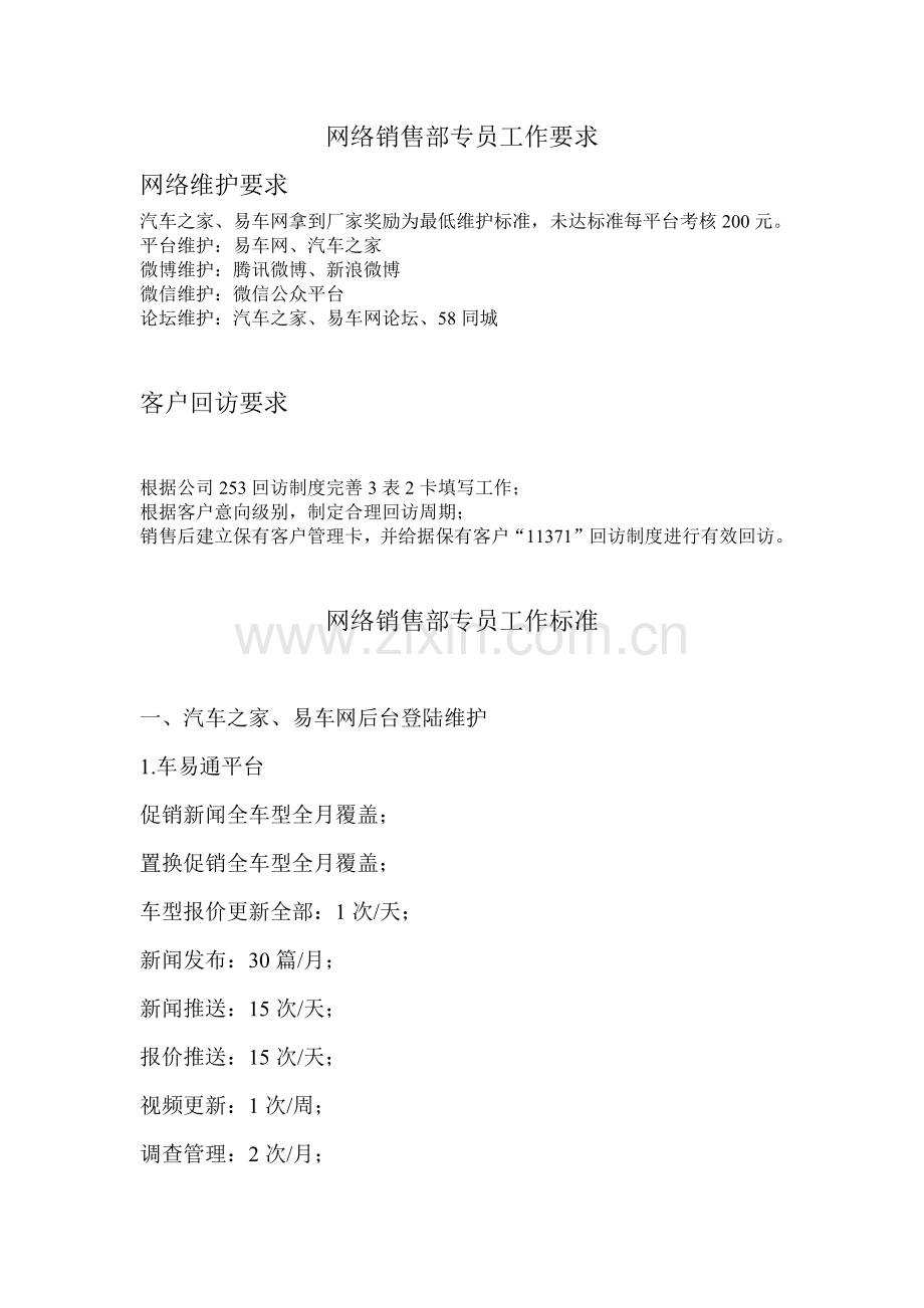 网络营销部岗位职责和规章制度(4页).doc_第2页