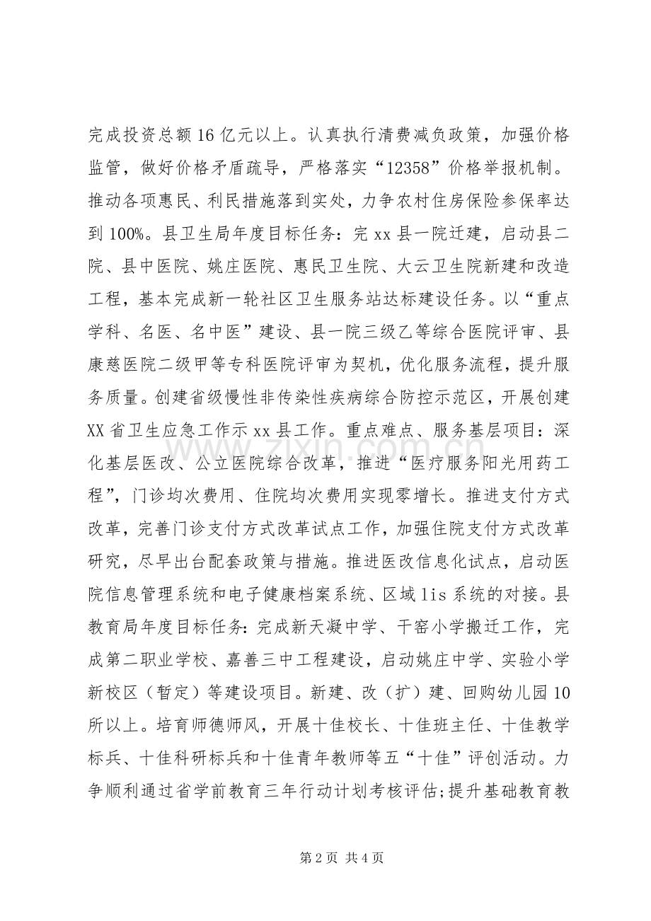 县发改局三比一争目标承诺书.docx_第2页