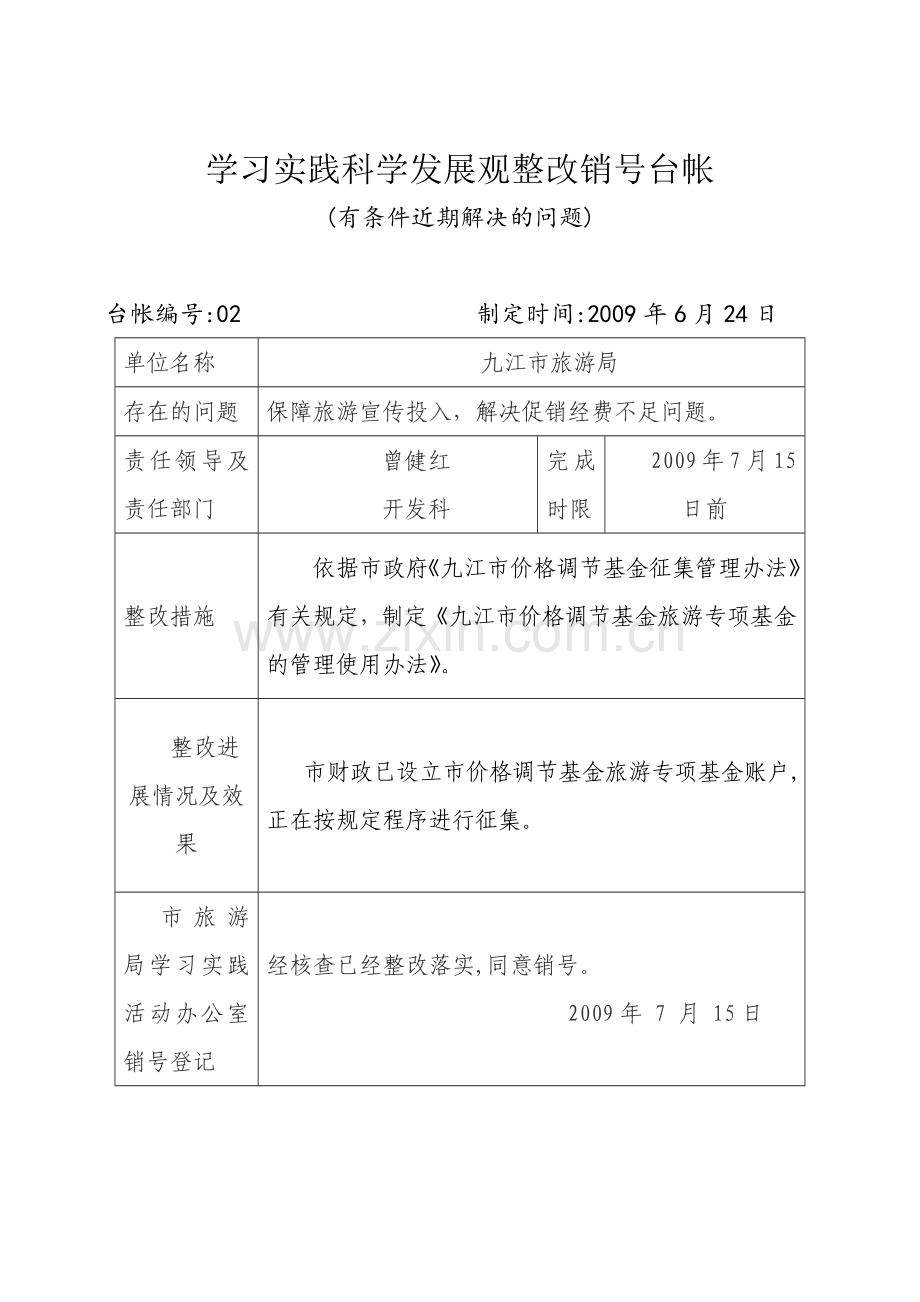 整改销号台账范例.docx_第2页
