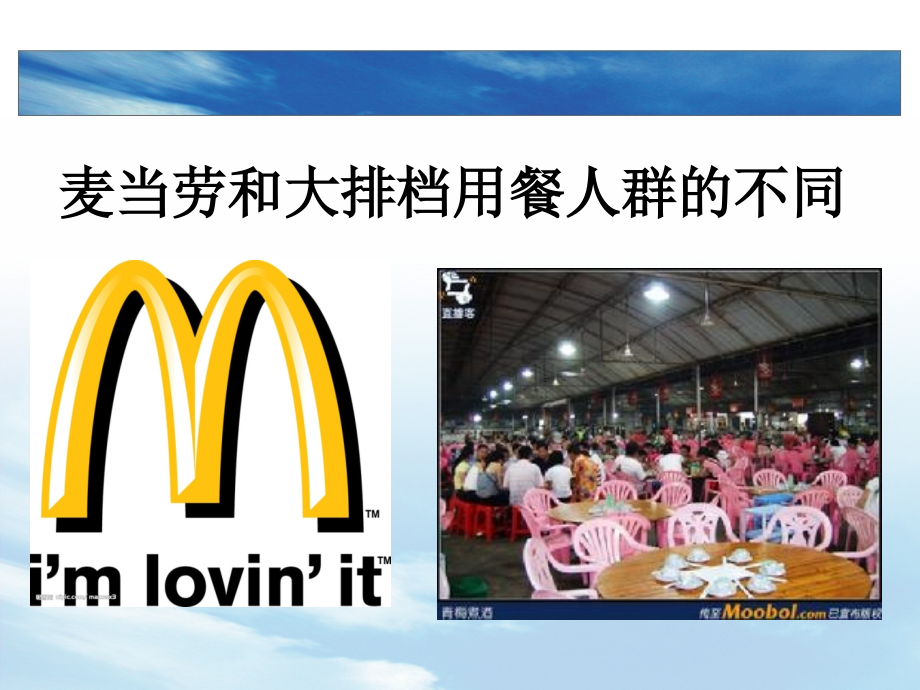 社会学案例分析~麦当劳用餐人群的差异性分析.ppt_第1页