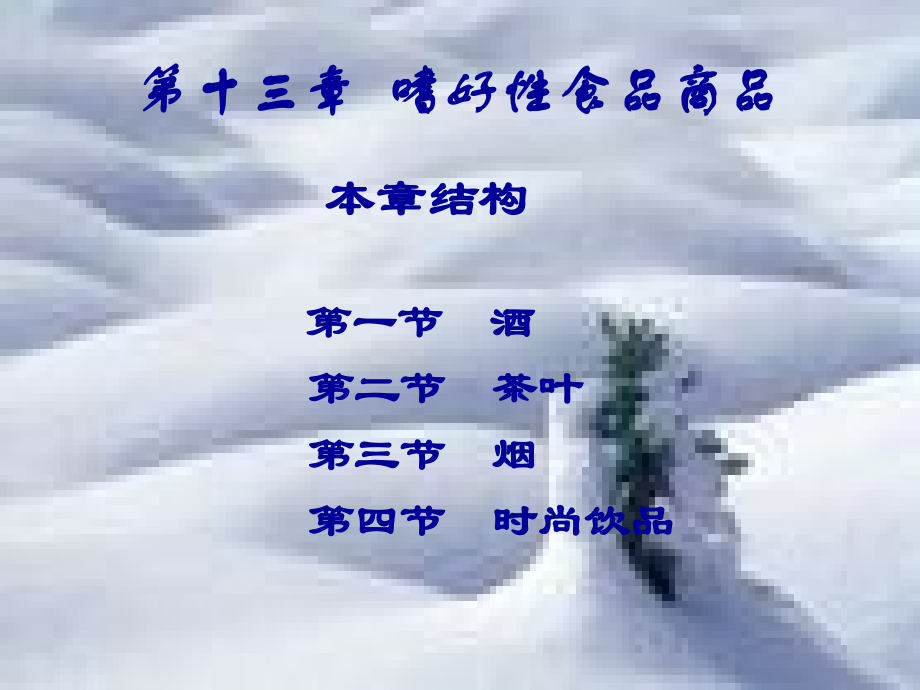 第十三章 嗜好食品.ppt_第1页