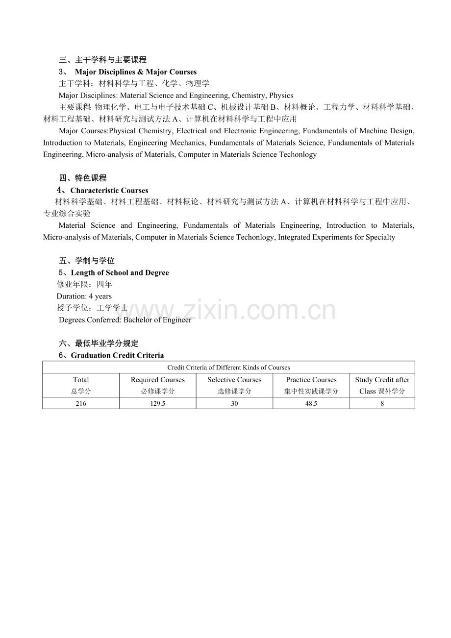 武汉理工大学材料科学与工程专业08级本科培养计划.docx_第2页