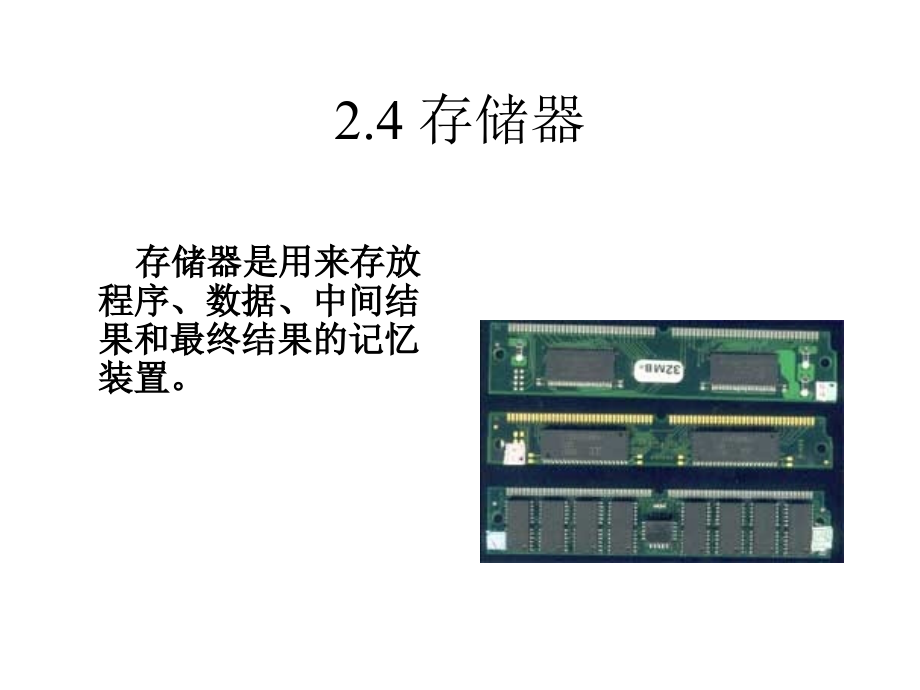 存储器是用来存放程序.ppt_第1页