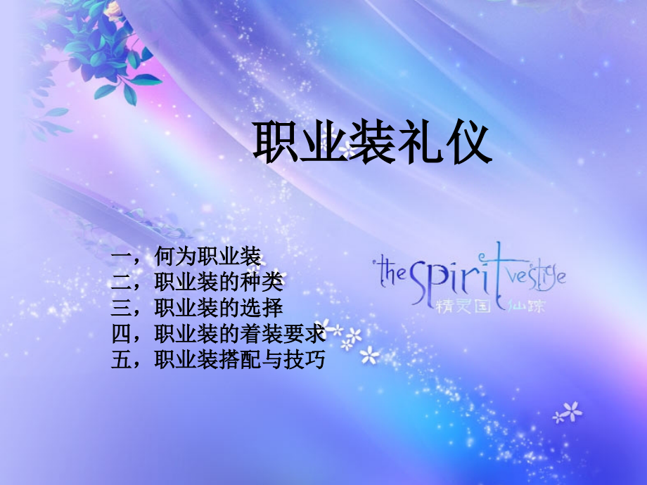 职业装礼仪培训.ppt_第1页