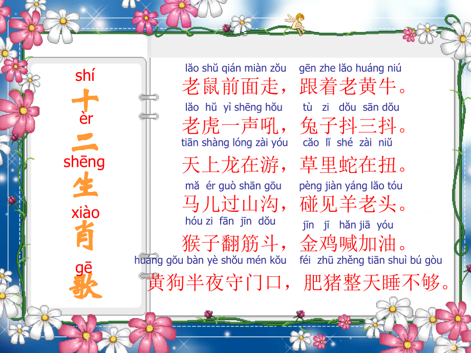 西师大版二年级语文-十二生肖歌演示文稿.ppt_第2页