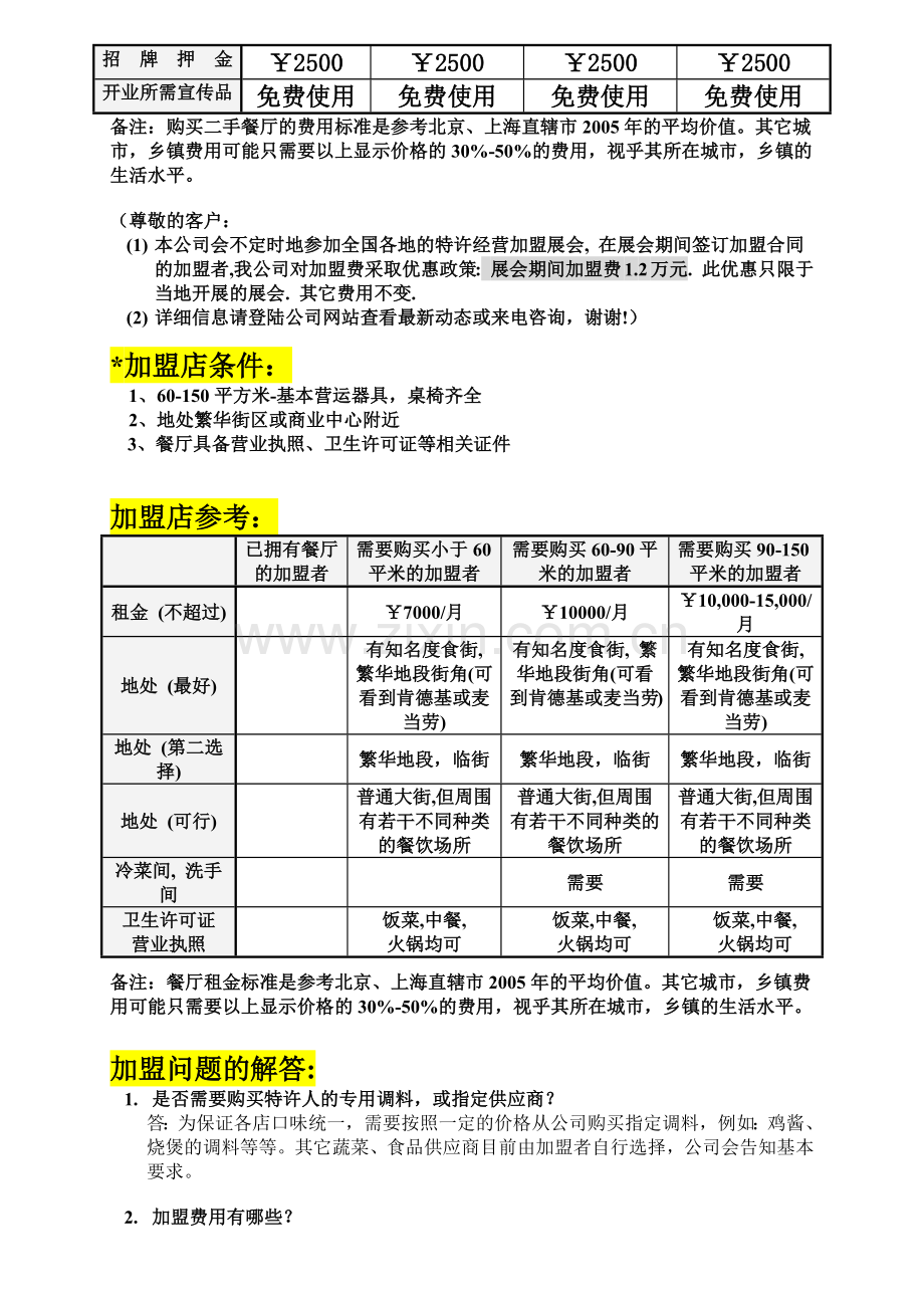 重庆鸡公煲加盟参考文件.docx_第2页