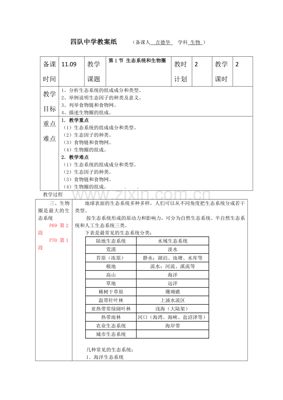 第1节生态系统和生物圈_20121127103847546.doc_第1页