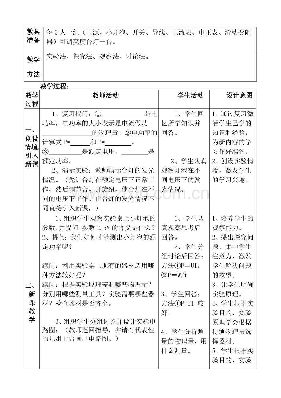 测量小灯泡的电功率 (2).doc_第2页