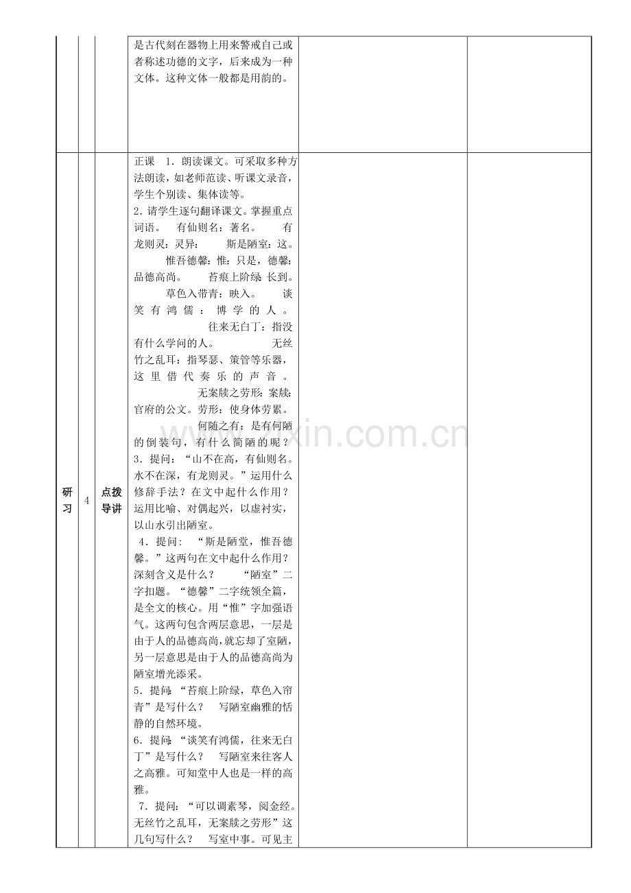(部编)初中语文人教2011课标版七年级下册陋室铭教学设计-(16).doc_第2页