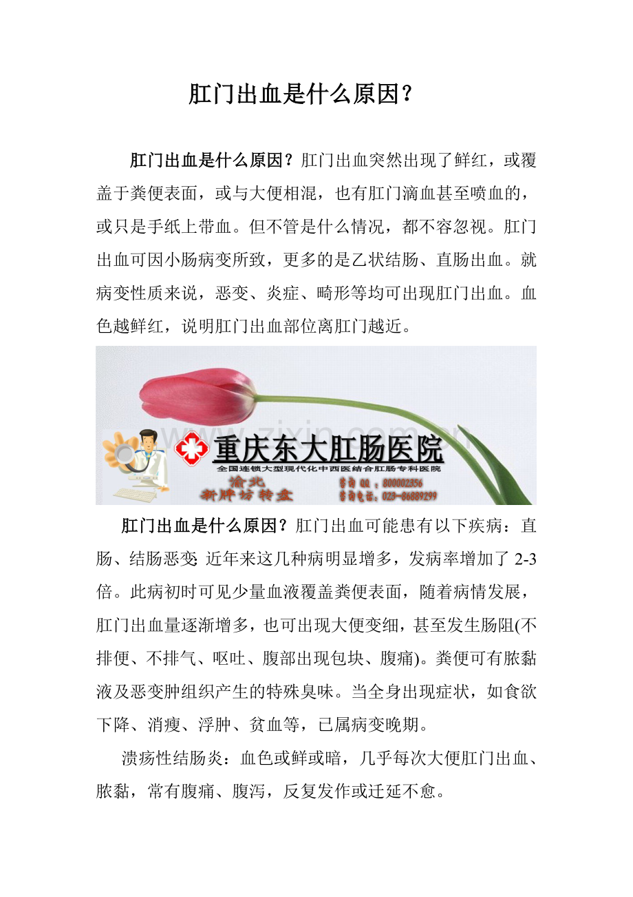 肛门出血是什么原因.doc_第1页