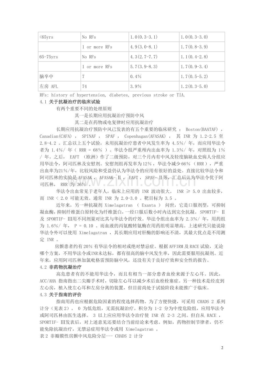 药物治疗房颤的近代处理原则.doc_第2页