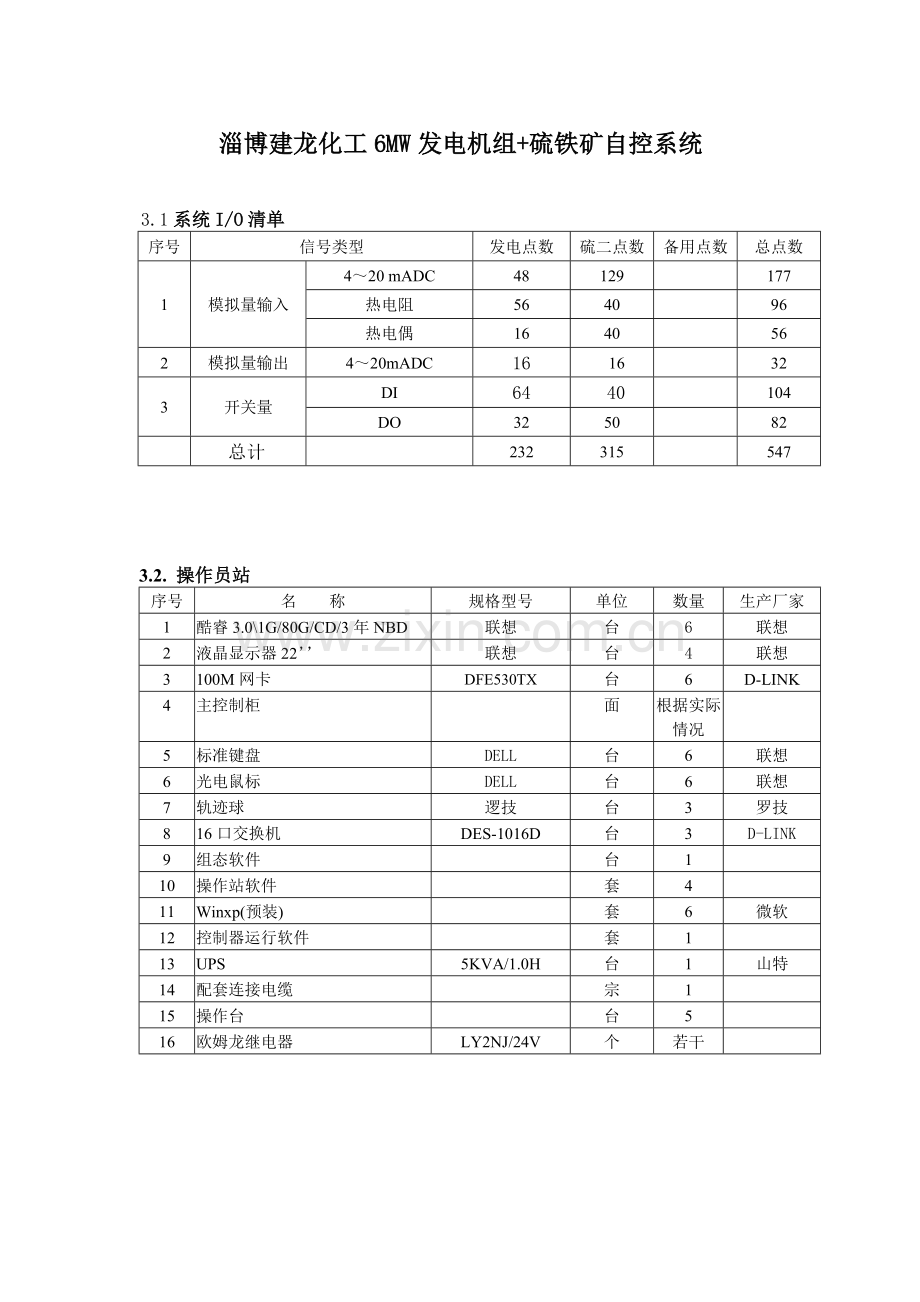 技术要求及实际配置.doc_第1页