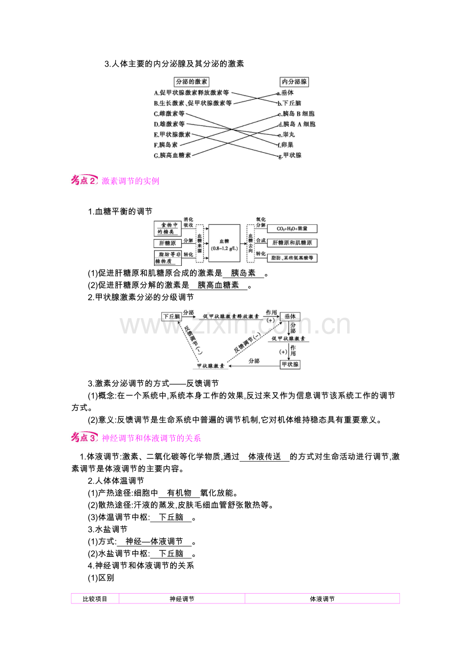 第八单元课时3动物生命活动调节（二）.docx_第2页
