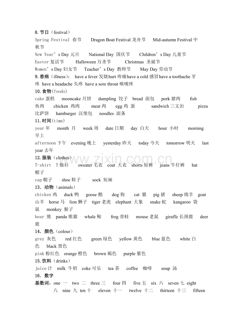 2016小学英语六年级总复习资料.doc_第2页