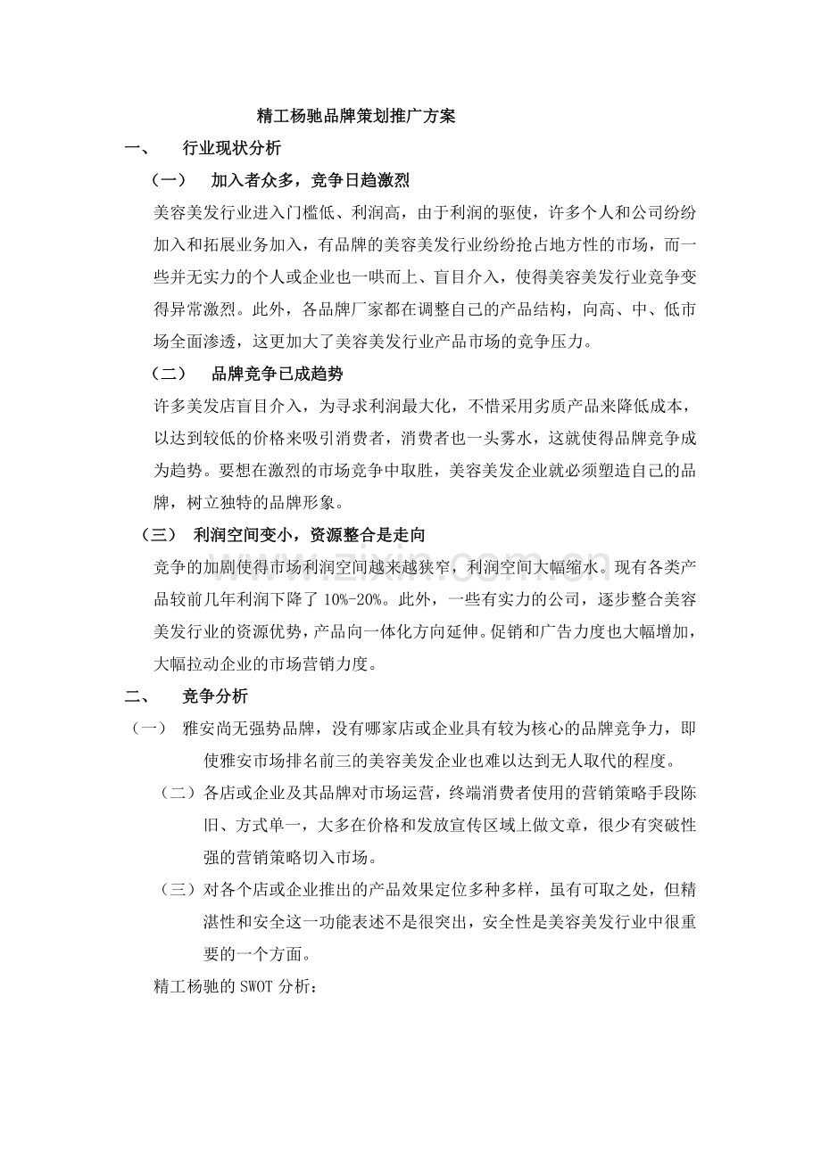 精工杨驰品牌策划推广方案.docx_第1页