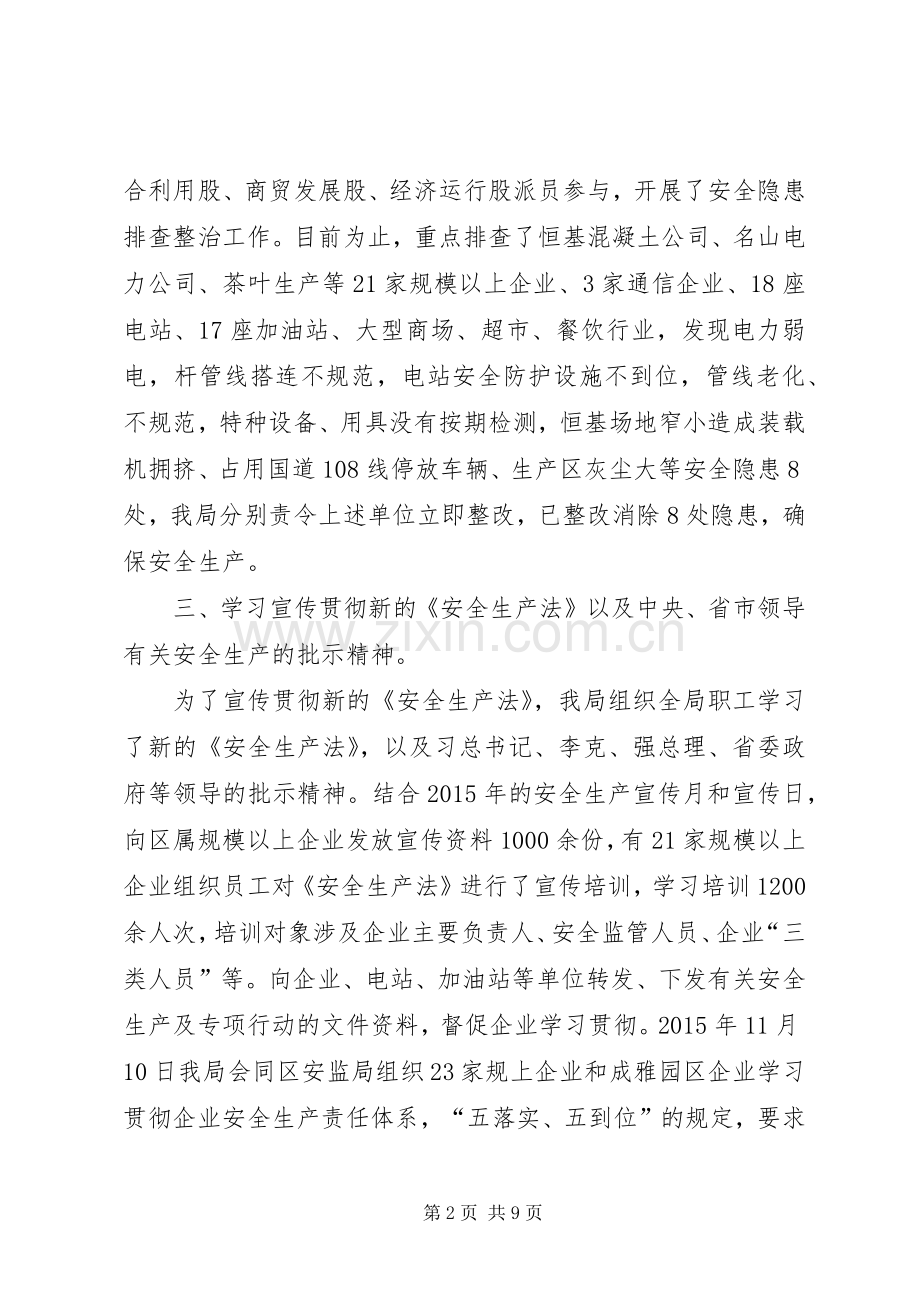 经信局年度安全生产工作总结范文三篇.docx_第2页