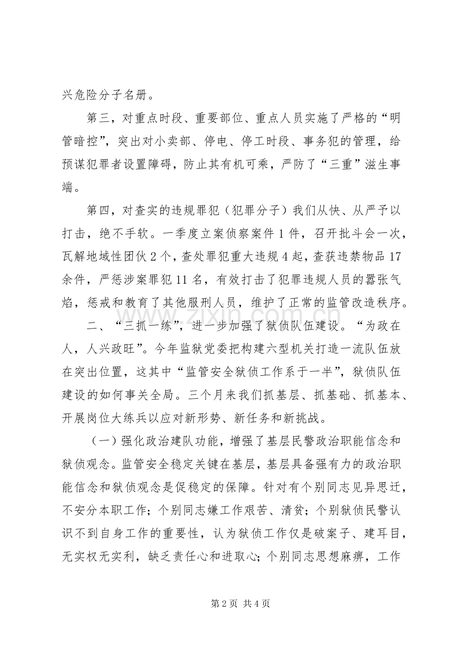 一季度狱侦工作小结_1.docx_第2页