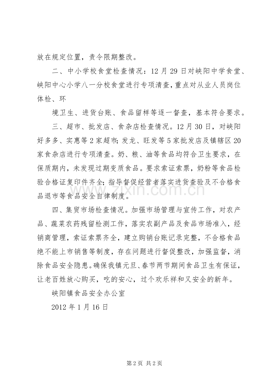食品安全检查情况小结 .docx_第2页