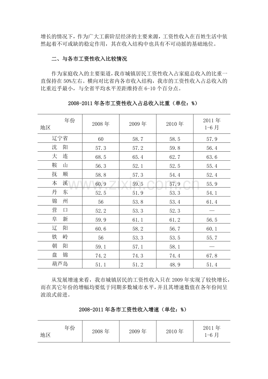 葫芦岛：关于提高城镇居民工资性收入的建议.docx_第2页