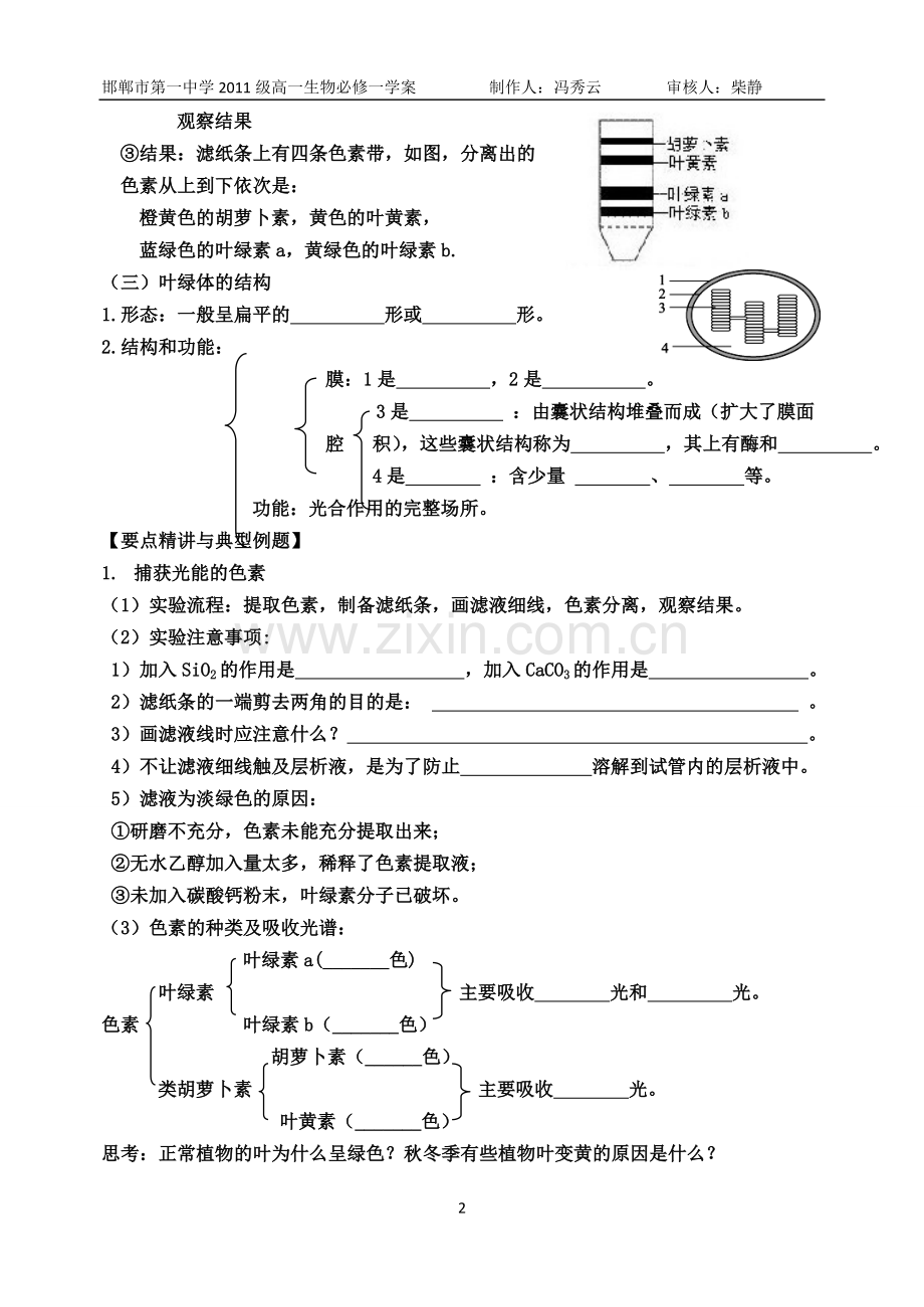捕获光能色素及结构.doc_第2页