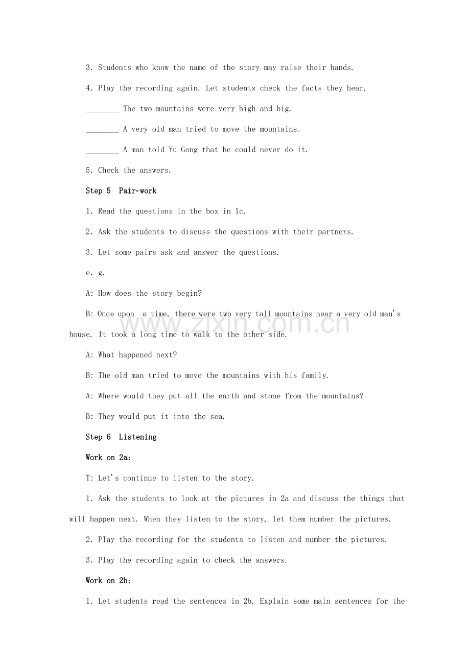 春八年级英语下册 Unit 6 I’m going to study computer science Section A教案 （新版）人教新目标版-（新版）人教新目标版初中八年级下册英语教案.doc_第2页