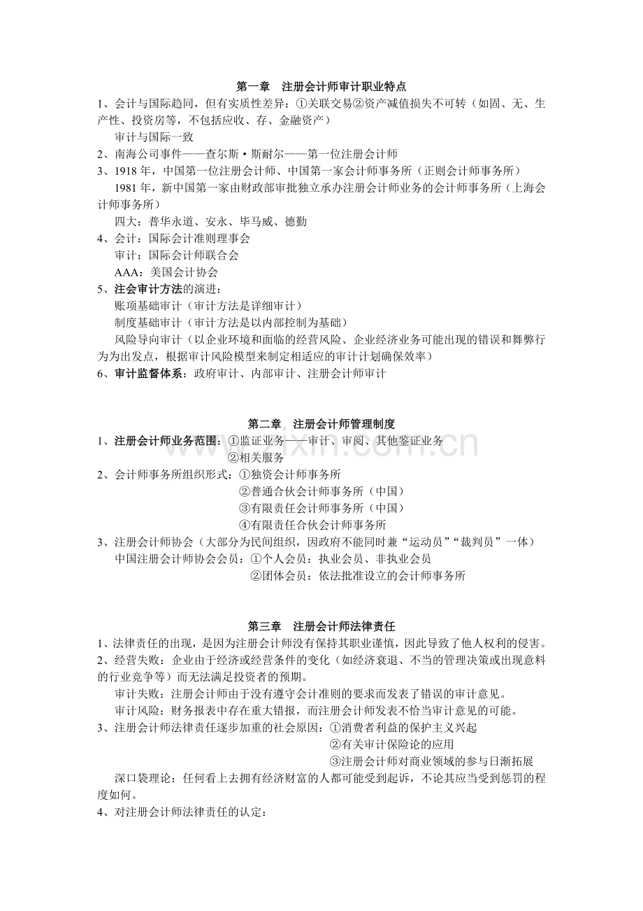 审计重点整理.docx_第1页