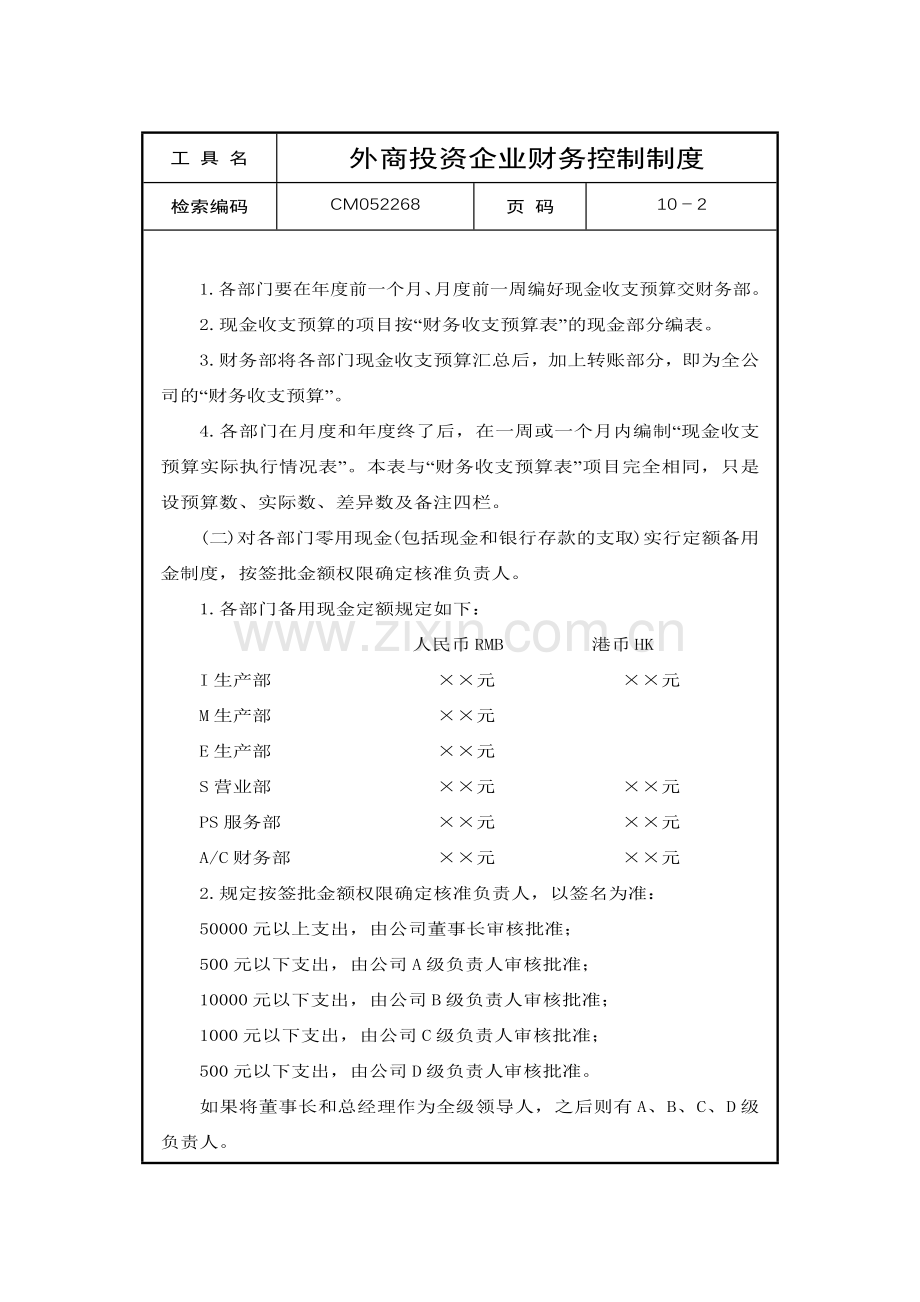 外商投资企业财务控制制度.docx_第2页