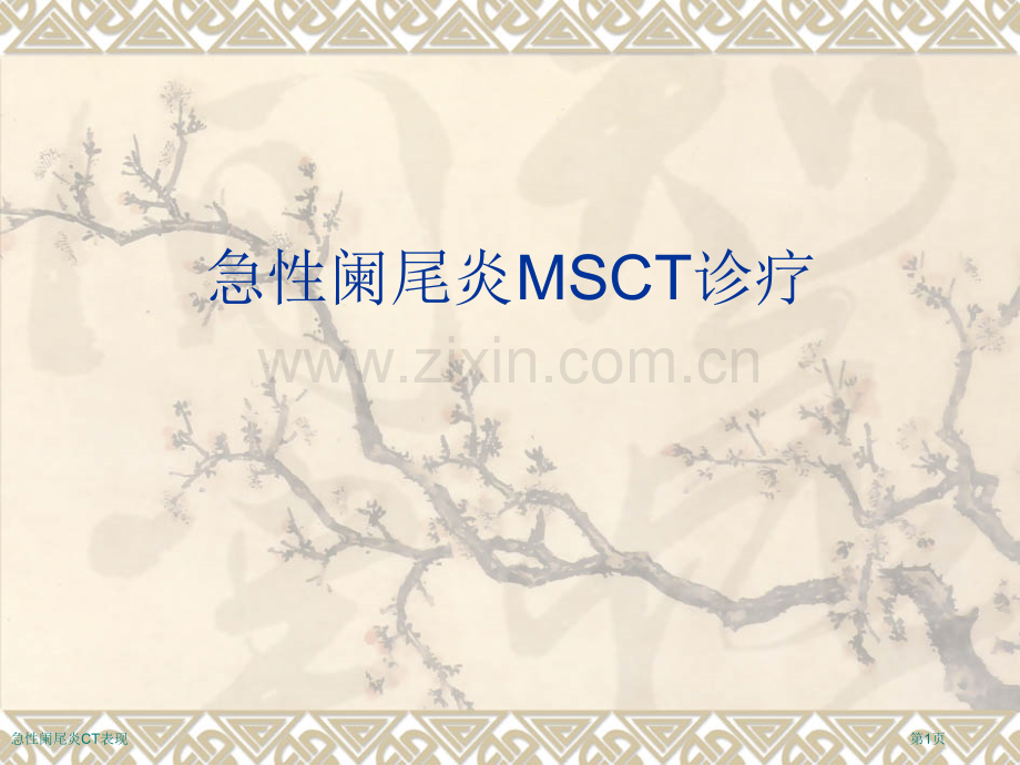 急性阑尾炎CT表现.pptx_第1页