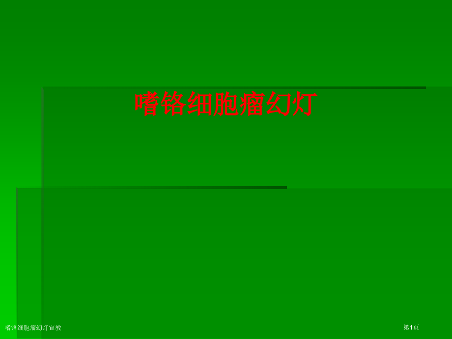 嗜铬细胞瘤幻灯宣教.pptx_第1页