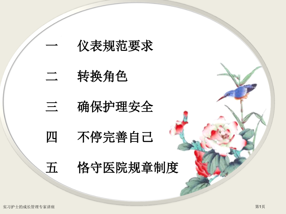 实习护士的成长管理专家讲座.pptx_第1页