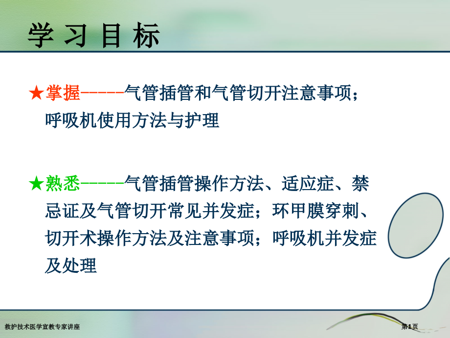 救护技术医学宣教专家讲座.pptx_第1页