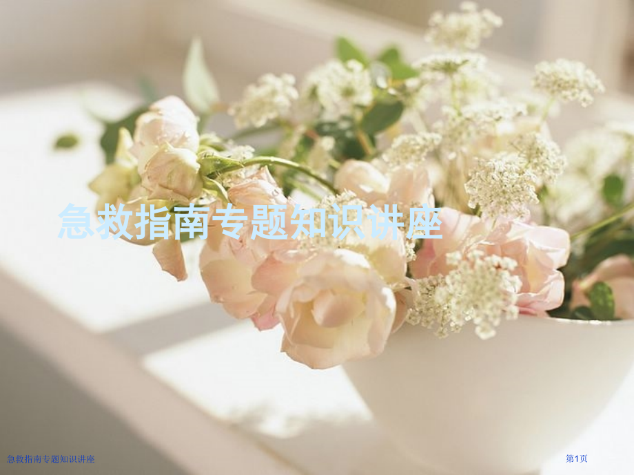 急救指南专题知识讲座.pptx_第1页