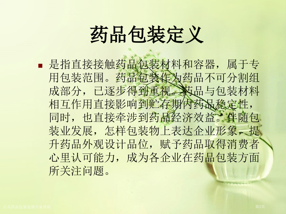 正式药品包装鉴别专家讲座.pptx_第2页