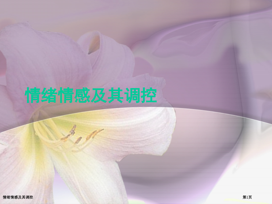 情绪情感及其调控.pptx_第1页