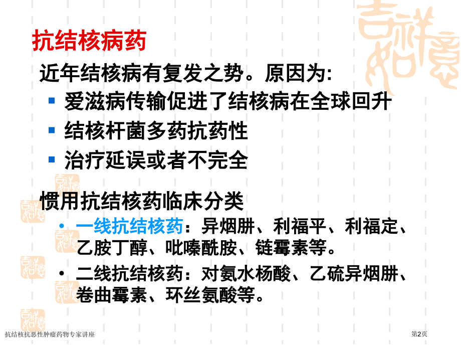 抗结核抗恶性肿瘤药物专家讲座.pptx_第2页