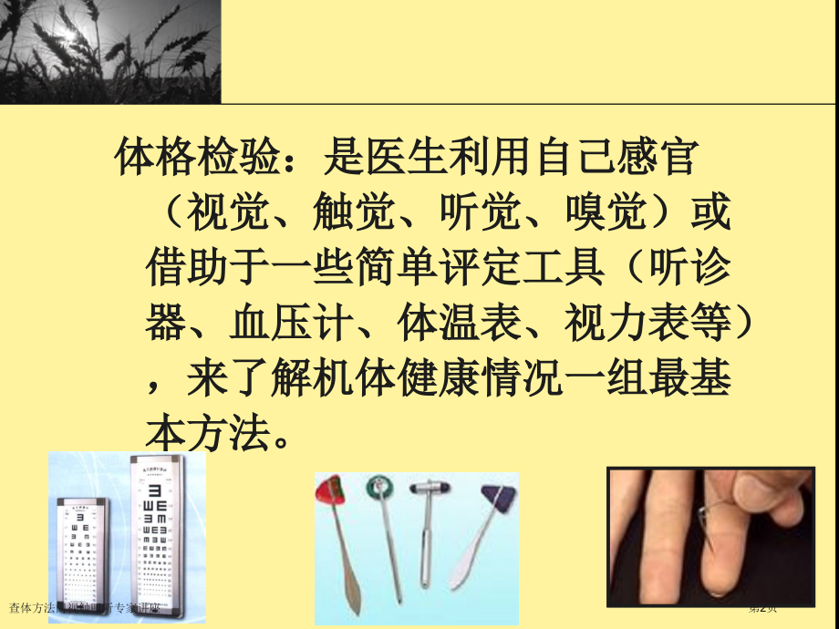查体方法问视触叩听专家讲座.pptx_第2页